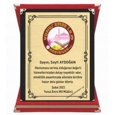  Plaket  15X20 