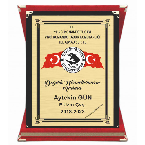 Plaket  Emekli