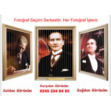 Üç Boyutlu Atatürk Resmi