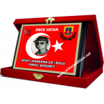 AHŞAP PLAKET ÖZEL 23x18