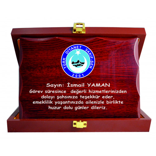 AHŞAP PLAKET ÖZEL