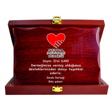 AHŞAP PLAKET ÖZEL