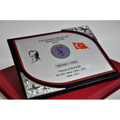 AHŞAP  PLAKET ÖZEL 